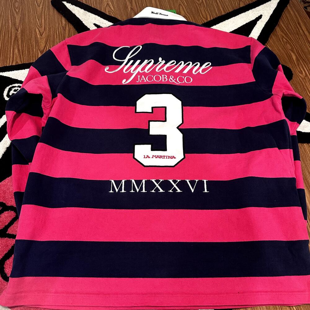 Supreme La Martina Rugby Stripe – X Large– Brand New in Bag - Picture 10 of 12